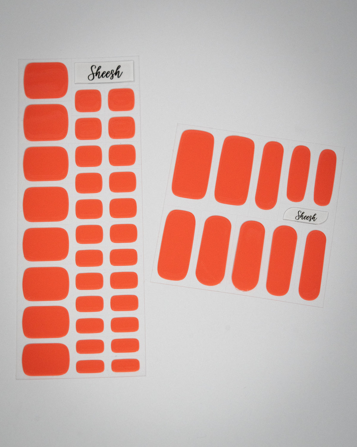 Blood Orange Mimosa – Maniküre- & Pediküre-Set | UV-Nagelfolien
