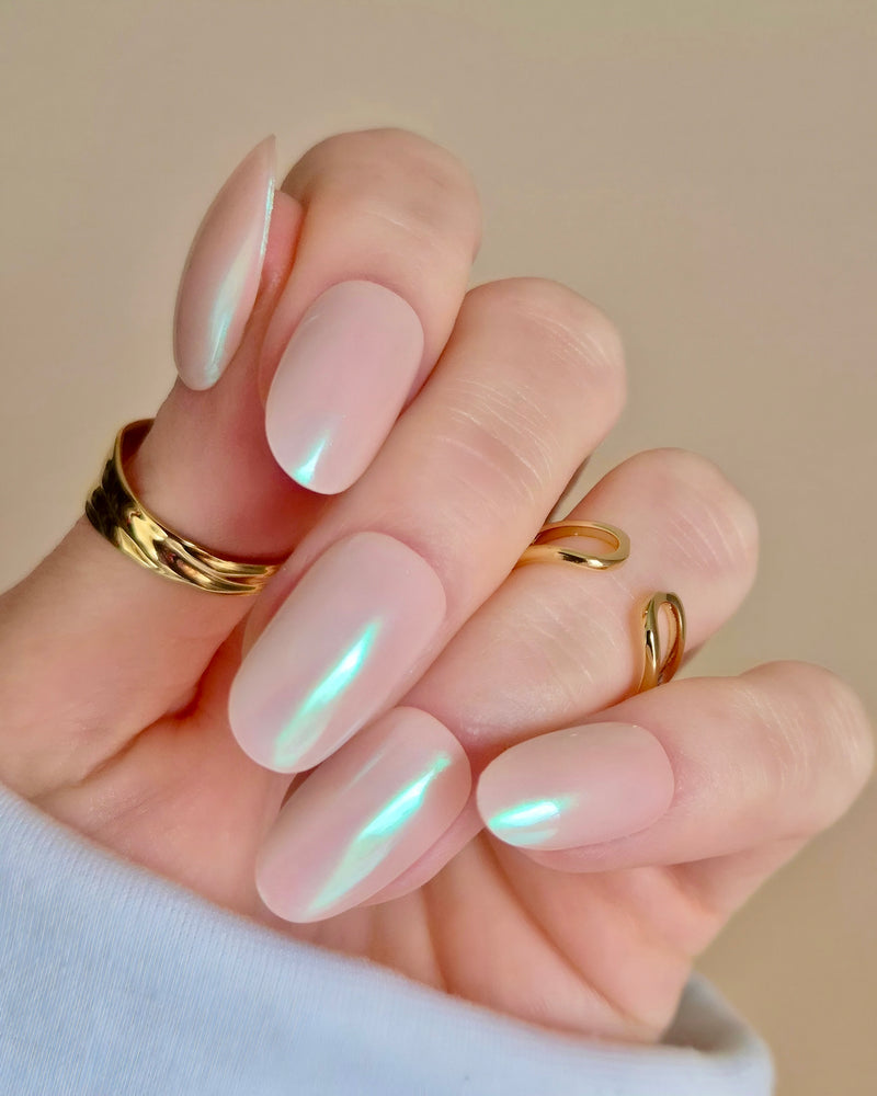 SHEESH Nails – Chrome Powder Pearl Effect Rosé– schimmerndes Chrompulver | SHEESH Nails, Bild 07: Gemeinsame Produktansicht aus der Galerie.